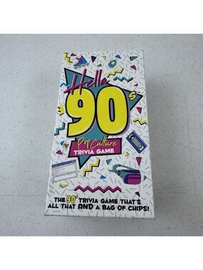 Hella 90s Pop Culture Trivia Game Very Nice Condition Complete